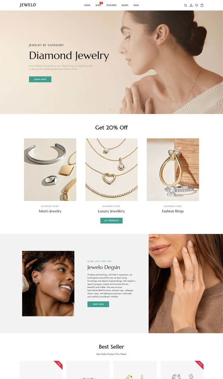 E-Commerce & Brand Showcase Design Preview - Digi Mentors Media